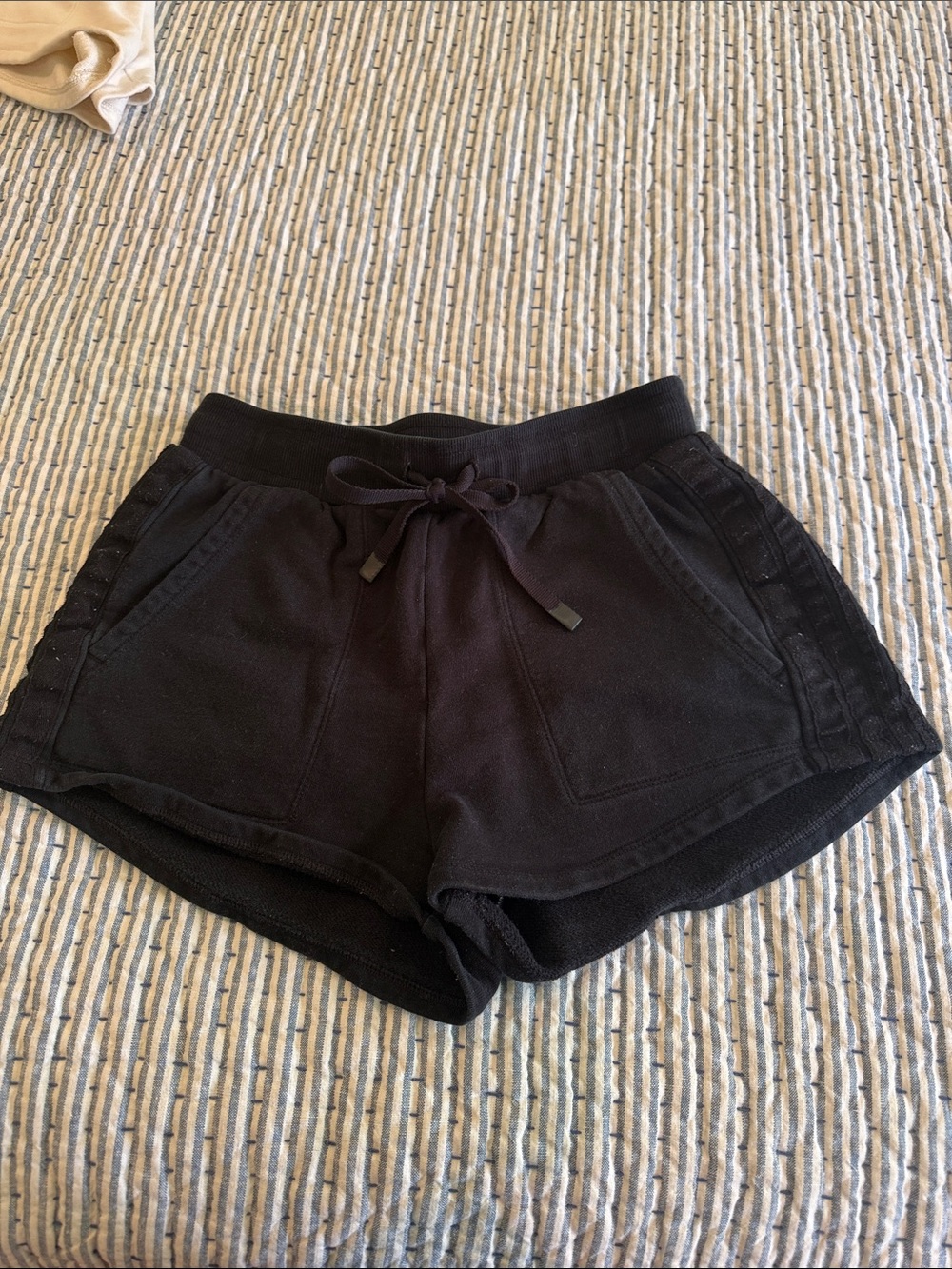 Senita Athletics Black Athletic Drawstring Shorts
